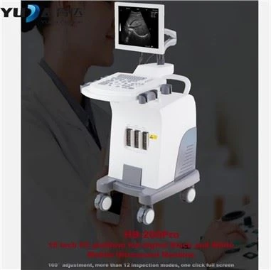 CE phê duyệt xe đẩy đầy đủ kỹ thuật số siêu âm máy